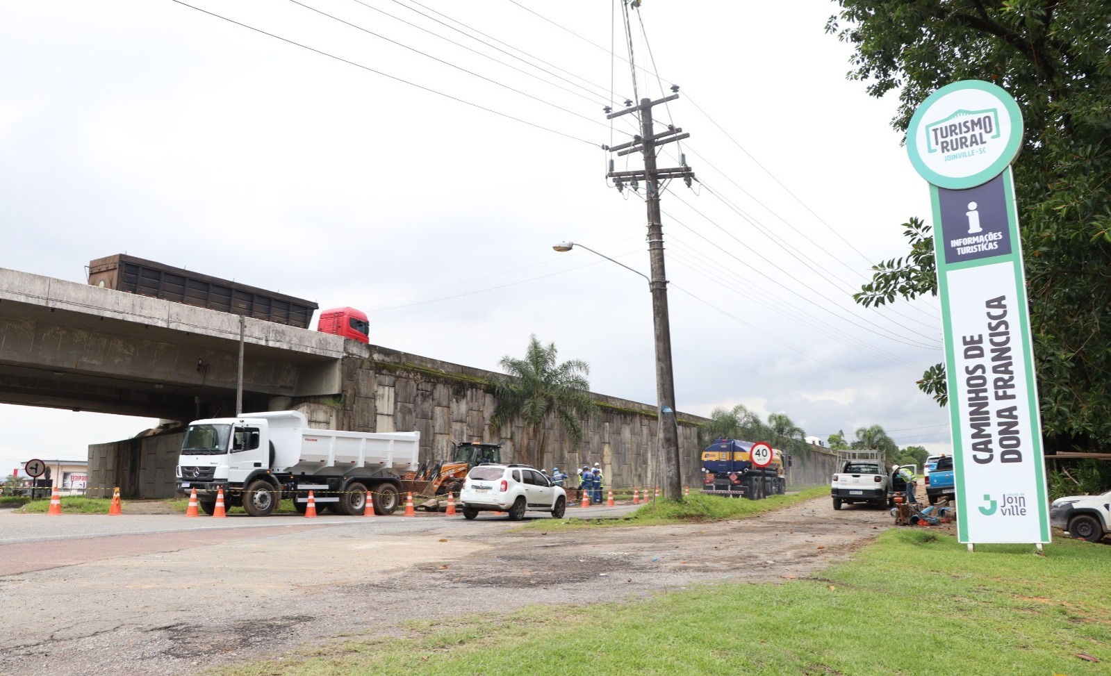 Águas de Joinville implanta nova rede de abastecimento em Pirabeiraba