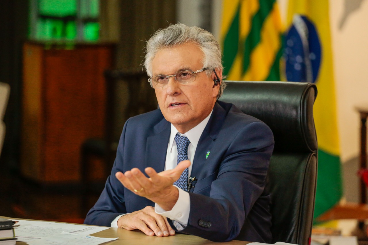 Governador de Goiás, Ronaldo Caiado fala à CPI do MST nesta quarta-feira (31)
