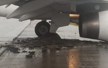 Avião derrapa, ultrapassa limites da pista e aeroporto em Florianópolis é fechado