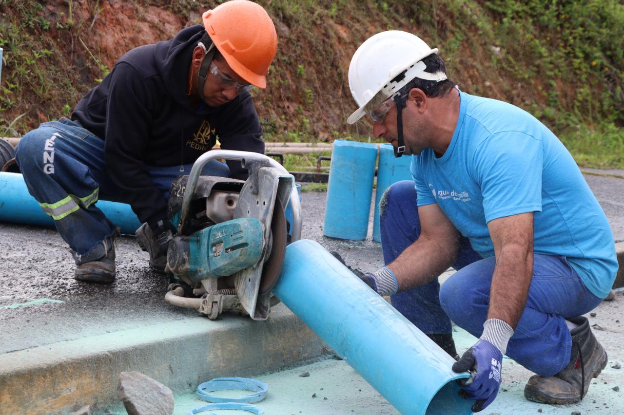 Águas de Joinville finaliza obras na rede de água dos bairros Vila Nova e Zona Industrial Norte
