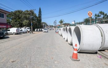 Trecho do Eixo Copacabana será interditado para instalação de rede de drenagem Trecho do Eixo Copacabana será interditado para instalação de rede de drenagem