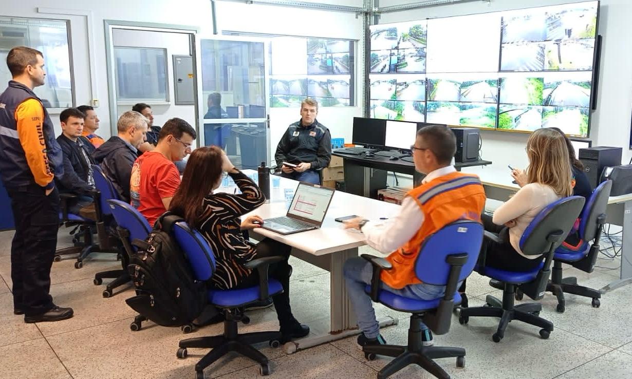 Unidades da Prefeitura de Joinville alinham ações do Plano de Contingências de Proteção Civil para os próximos dias