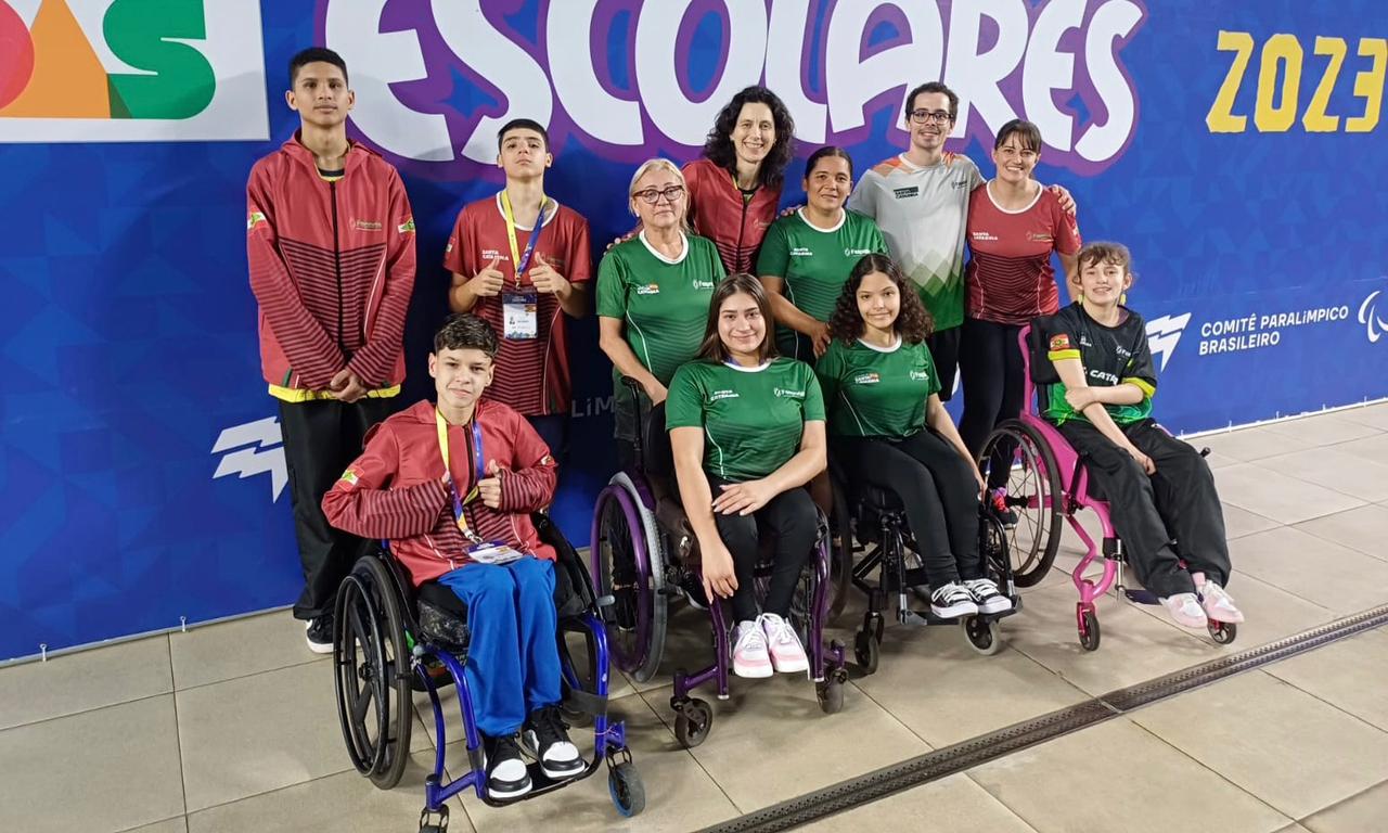 Joinville participa das Paralimpíadas Escolares, em São Paulo