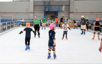 Agendamento para a pista de patinação no gelo abre nesta segunda-feira, ao meio-dia