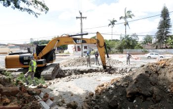 Joinville avança em obras de duplicação da Rua Ottokar Doerffel