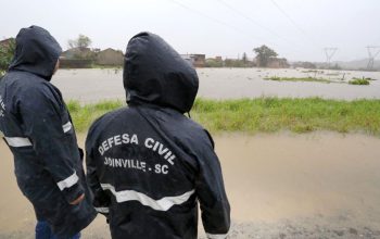 Defesa Civil registra 24 ocorrências após temporal em Joinville