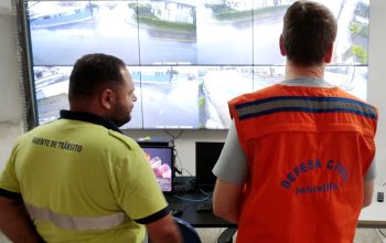 Joinville registra acumulado de 164 milímetros em 24 horas e Defesa Civil alerta para risco de deslizamentos