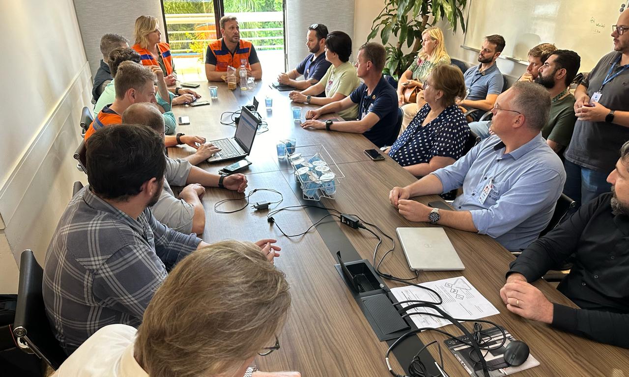 Serviços de Saúde de Joinville participam de reunião do Gabinete de Crise