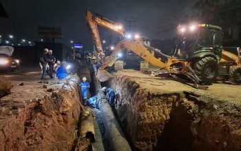 Águas de Joinville finaliza reparo na rede de água da rua Florianópolis