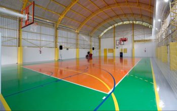 Prefeitura de Joinville inaugura quadra coberta na Escola José Motta Pires