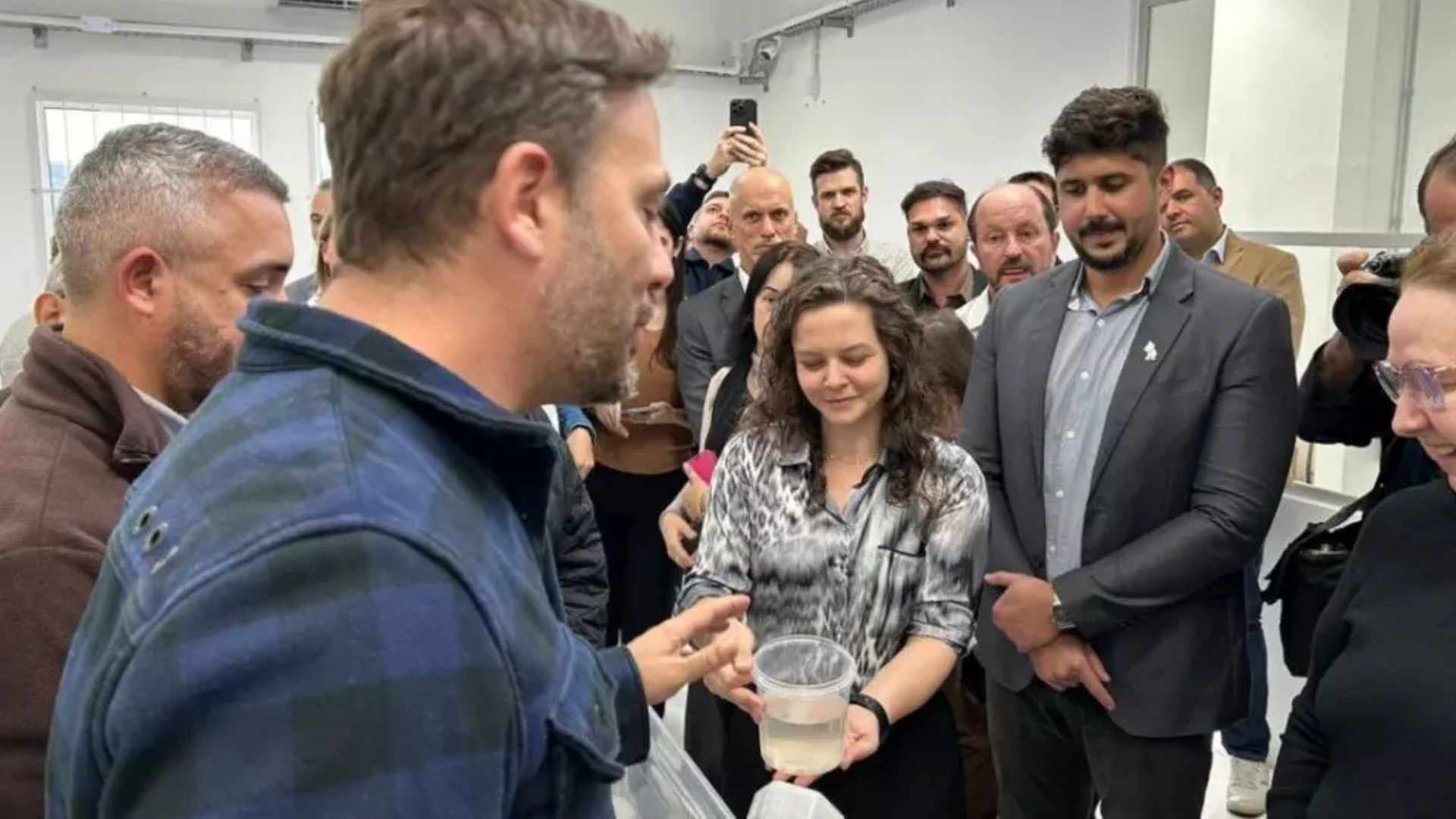 Mosquitos com Wolbachia, que combate o vírus da dengue, são criados em Joinville.