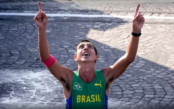 Caio Bonfim traz medalha de prata para o Brasil em marcha atlética